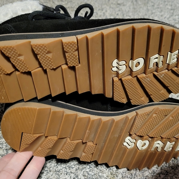 Sorel Harlow Lace Cozy Ankle Boots Size 8 - Picture 6 of 6